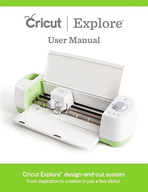 cricut explore air 3 manual.